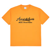 Acme De La Vie ADLV Gel Printing Logo T-shirt Orange