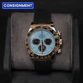 Daytona YG Turquoise Blue Dial Oysterflex 126518LN