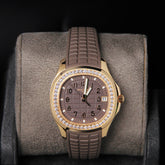 Patek Philippe Aquanaut 39 Luce RG Taupe Dial Diamond Bezel 5268/200R-010