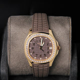 Patek Philippe Aquanaut 39 Luce RG Taupe Dial Diamond Bezel 5268/200R-010