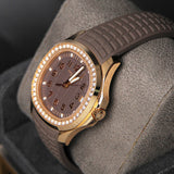 Patek Philippe Aquanaut 39 Luce RG Taupe Dial Diamond Bezel 5268/200R-010