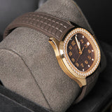 Patek Philippe Aquanaut 39 Luce RG Taupe Dial Diamond Bezel 5268/200R-010