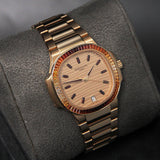 Patek Philippe Nautilus 35 Joaillerie RG Rose Gilt Baguette Dial 7118/1300R-001