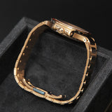 Patek Philippe Nautilus 35 Joaillerie RG Rose Gilt Baguette Dial 7118/1300R-001