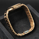 Patek Philippe Nautilus 35 Joaillerie RG Rose Gilt Baguette Dial 7118/1300R-001