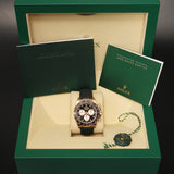 Daytona RG Black Dial Oysterflex 126515LN