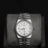 Land Dweller 40 white Honeycomb Dial 127334