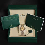 Date Just 31 Champange Diamond 10 Dial 278273G