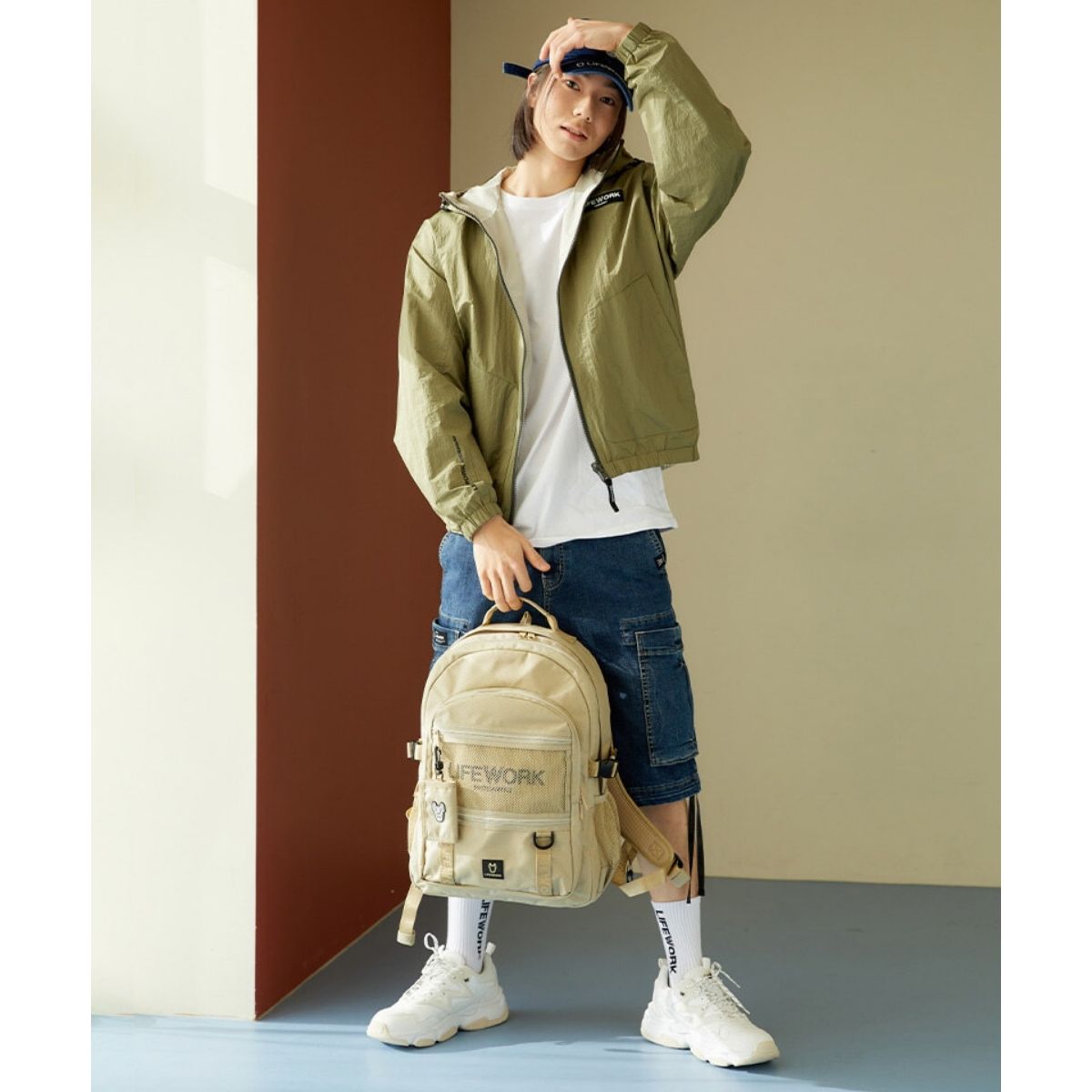 LifeWork Signature Mesh Logo Backpack LifeWork Signature Mesh Logo Backpack