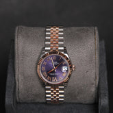 Date Just 31 Aubergine Dial Diamond VI 278271