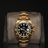 GMT Master II YG Black Dial 116718LN