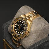 GMT Master II YG Black Dial 116718LN