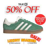 Adidas Gazelle Green Off white