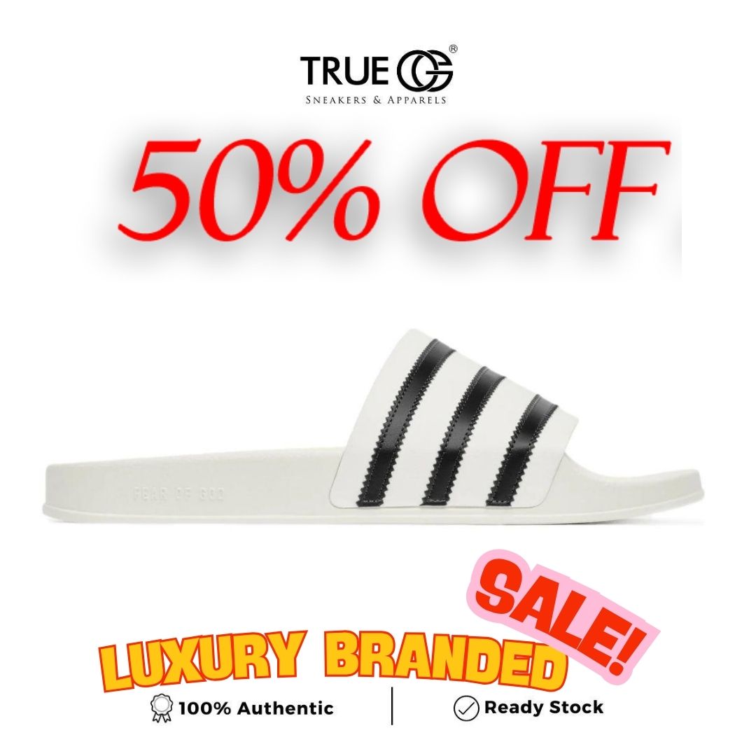 Adidas Fear Of God Athletics Adilette Slide White – True OG