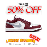 Air Jordan 1 Low White Bordeaux