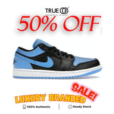 Air Jordan 1 Low Black University Blue