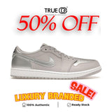 Air Jordan 1 Low OG Metallic Silver