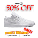 Air Jordan 1 Low Quilted White (W)