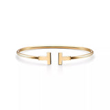 Tiffany T Wire Bracelet in Yellow Gold 60010760