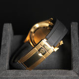 Daytona Yellow Gold Black Dial Oysterflex 116518LN