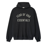 Fear Of God Essentials 90s Fit Hoodie Vintage Black