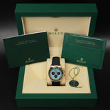 Daytona YG Tiffany Dial Oysterflex 126518LN