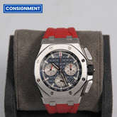 AP43 ROOC Blue Dial Rhodium Chrono Titanium 26420TI.OO.A027CA.01