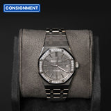 AP37 RO Grey Dial Diamond Bezel 15451ST.ZZ.1256ST.02
