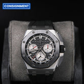 AP43 ROOC Black Dial Rhodium Chrono 26420SO.OO.A002CA.01