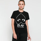 Comme Des Garcons 3D Play Black T-shirt Women