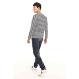 Comme Des Garcons Play Striped Long Sleeve T-shirt Black