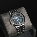 Patek Philippe Nautilus 40 Annual Calendar Moon Phases Black Blue Dial 5726/1A-014