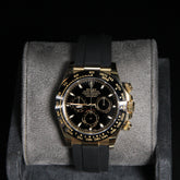 Daytona Yellow Gold Black Dial Oysterflex 116518LN
