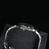 Patek Philippe Nautilus 40 Annual Calendar Moon Phases Black Blue Dial 5726/1A-014