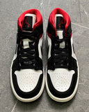 Air Jordan 1 Mid Black Gym Red (W)