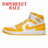 Air Jordan 1 Mid White University Gold (W)