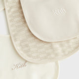 Kith Baby 3-Pack Bib Set Silk