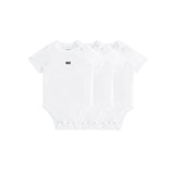 Kith Baby 3-Pack Short Sleeve Bodysuit White