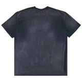 Travis Scott Cactus Jack x FCB FC Barca Barcelona Washed Spray Logo T-Shirt Black
