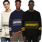 Off White Cotton Crewneck