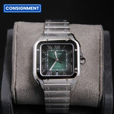 Cartier 40 Santos Large Green Dial WSSA0062