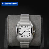 Cartier 40 Santos Large Silver Dial WSSA0018