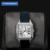 Cartier 38 Santos Dumont Small Silver Dial WSSA0086