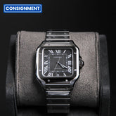Cartier 40 Santos Large Black Dial WSSA0096