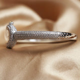 Cartier 16 Baignoire WG Mini Full Diamond White Dial HPI01773