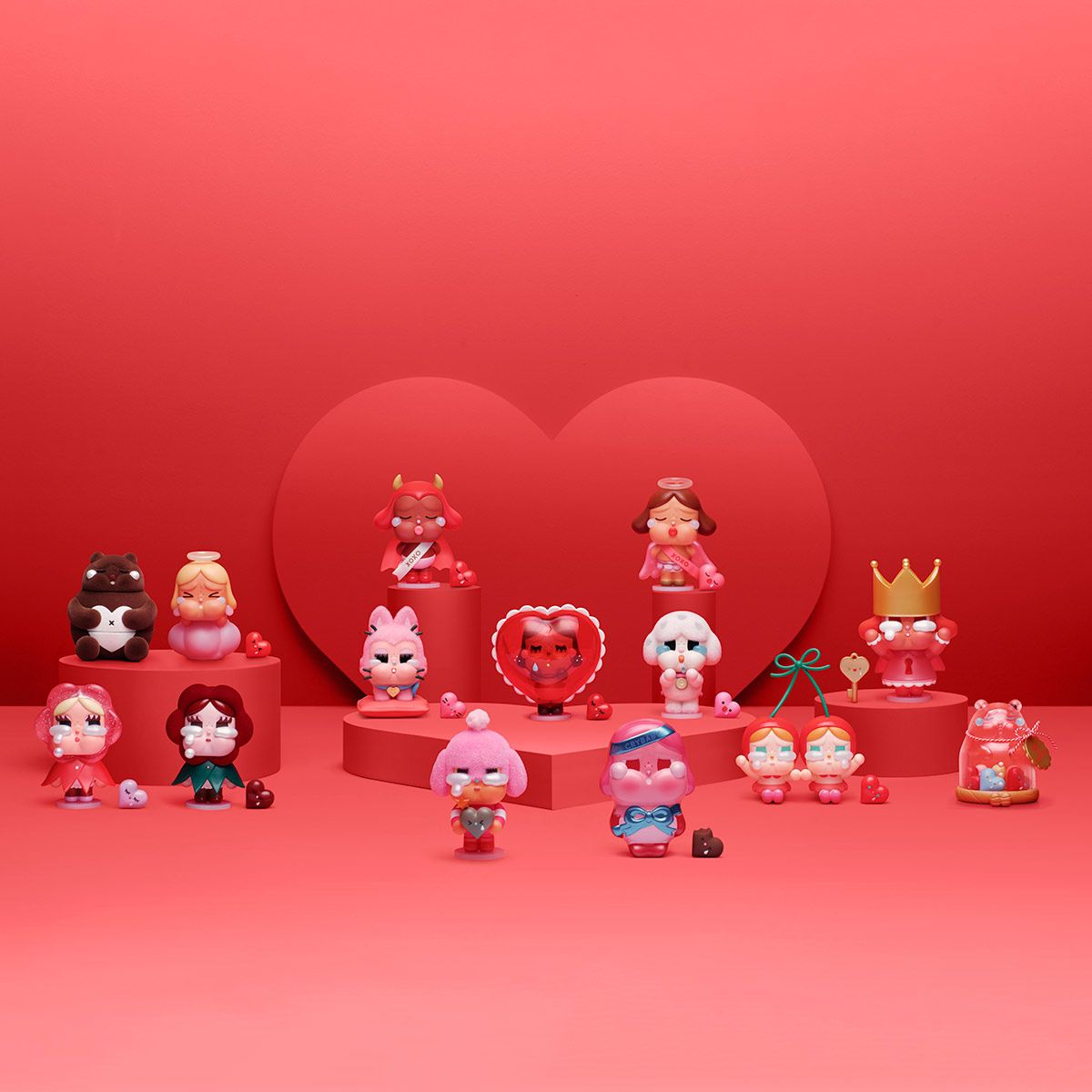 Crying for Love ぬいぐるみ デュオ Crybaby Crying For Love Vinyl Plush Doll Pendant - Love You