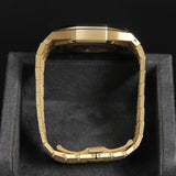 AP RO 41 Frosted YG Openworked Slate Grey Dial Rainbow Baguette 15412BA.YG.1224BA.01-B