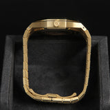 AP RO 41 Frosted YG Openworked Slate Grey Dial Rainbow Baguette 15412BA.YG.1224BA.01-B