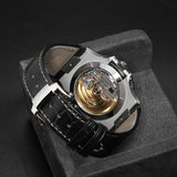 Patek Philippe Nautilus 40 Annual Calendar Moon Phases Alligator Strap 5726A-001