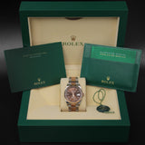 Date Just 36 Choco Index Dial Oyster Two Tone 126231